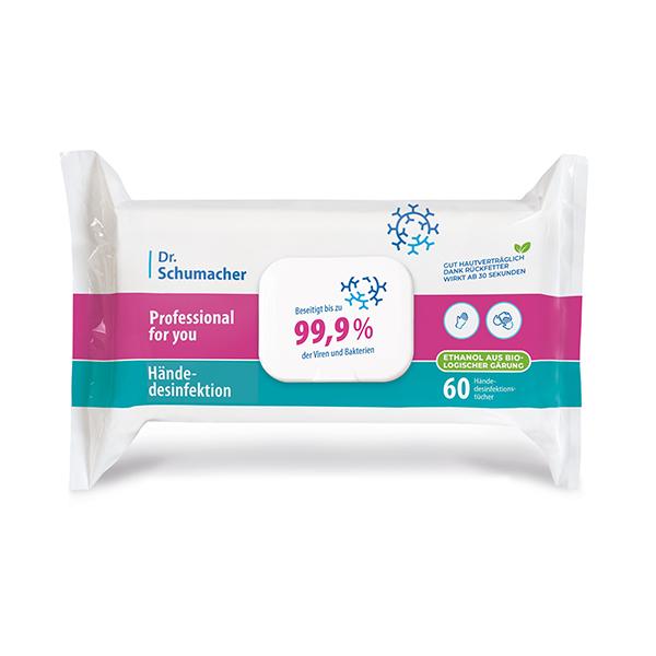 Professional for you Händedesinfektion Wipes, 60 Stk.